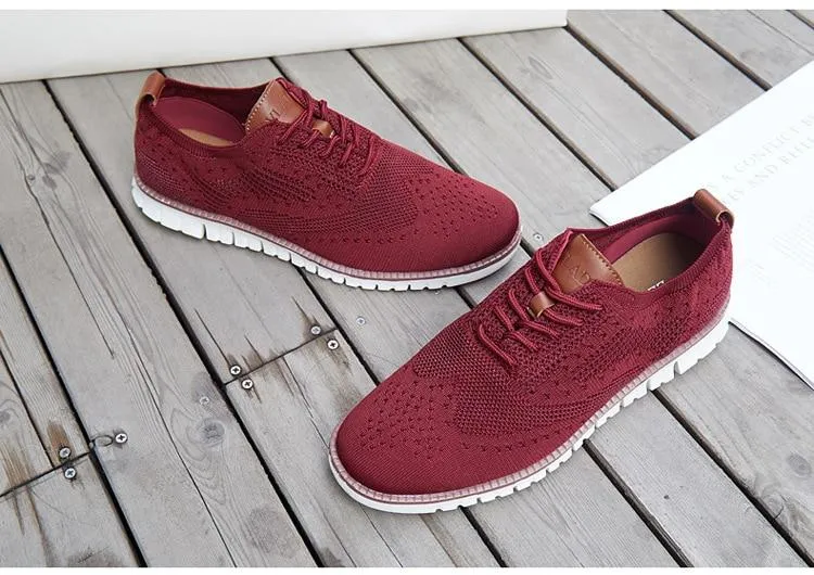 Angelo Ricci™ Casual Mesh Shallow Lightweight Sneakers