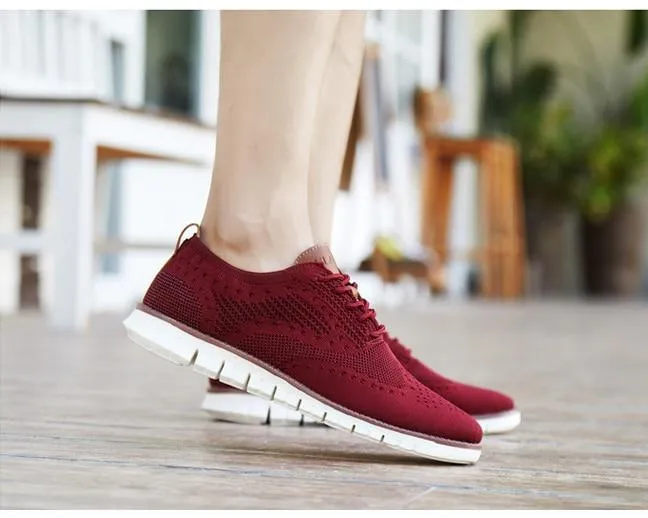 Angelo Ricci™ Casual Mesh Shallow Lightweight Sneakers