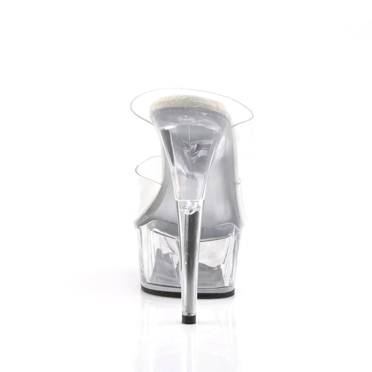 DELIGHT-602 Clear Peep Toe High Heel