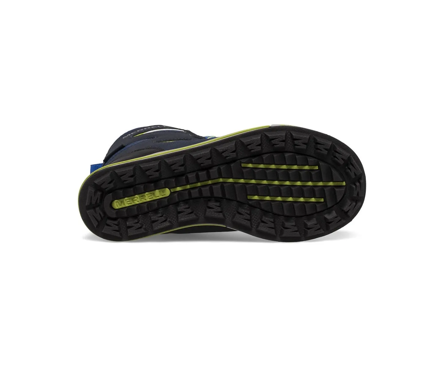 Merrell Snow Bank, Navy/Citron  - Kids Snow Boots