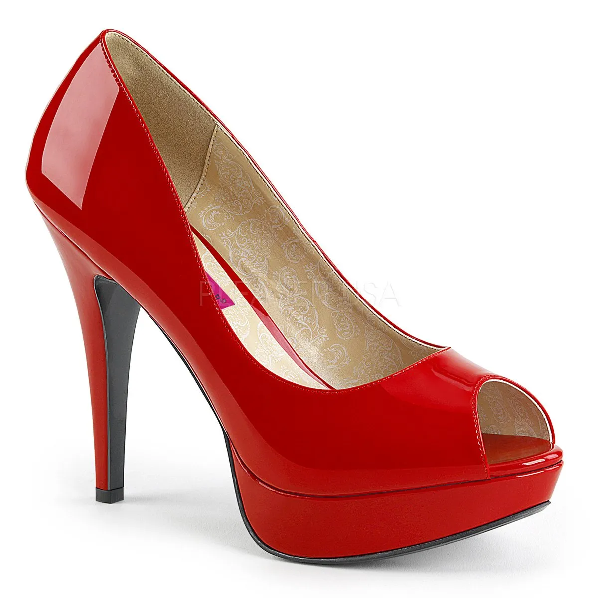 Peep Toe Pump 5-inch High Heel Shoes CHLOE-01