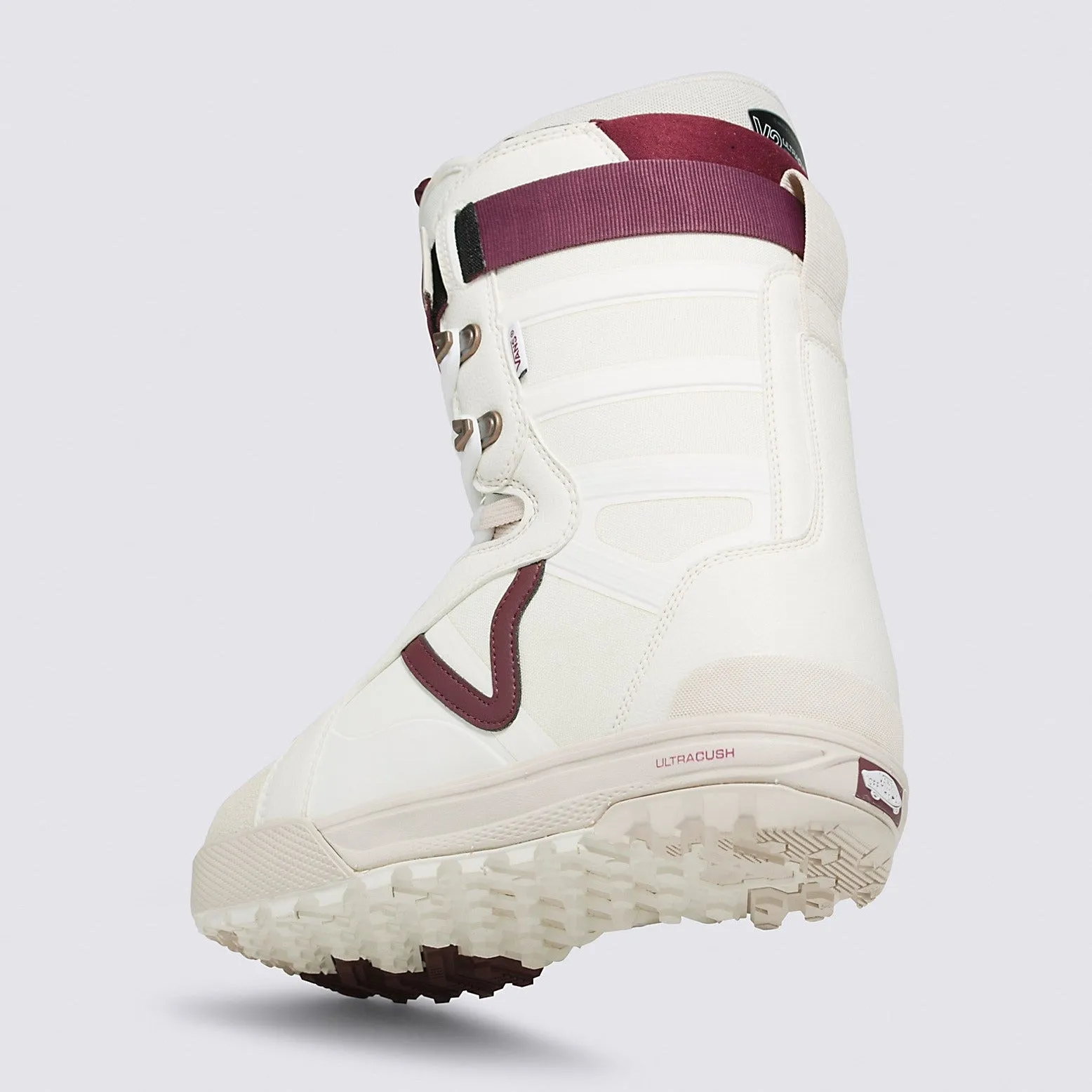 Vans Benny Urban Hi-Standard Pro Snowboard Boots - Marshmallow/Burgundy