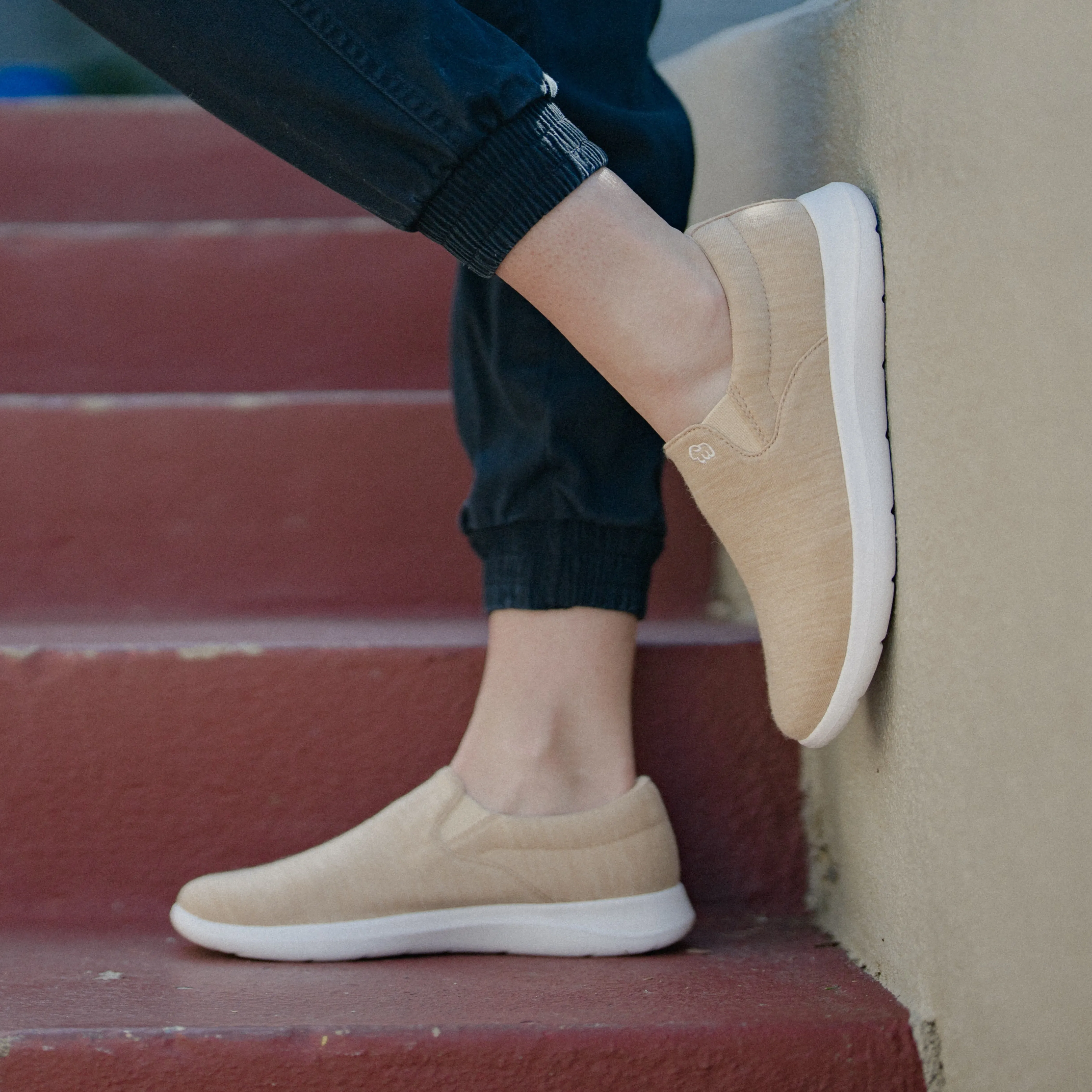 Women's Slip-Ons Light Tan